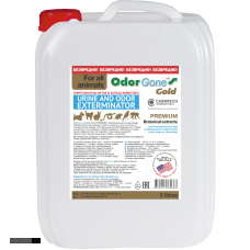 OdorGone Animal Gold  PREMIUM MAX 5 л. Уничтожитель меток и запаха животных (максимальная концентрация)